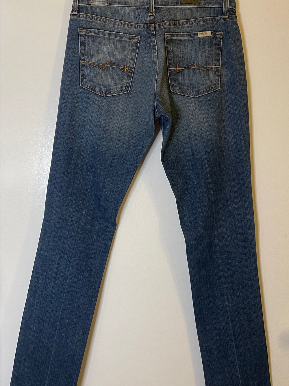 David Kahn Straight-Leg Medium Blue Denim Jeans